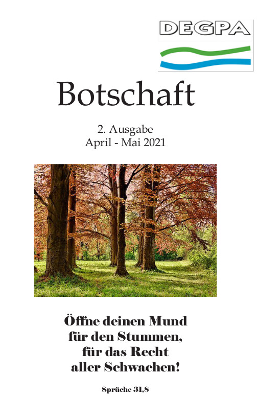 Deckblatt Botschaft